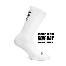 Çois Cycling koerssokken - Ride Day White/Black