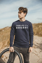 Afbeelding in Gallery-weergave laden, Çois Cycling Sweater &quot; Thank God It&#39;s Rideday&quot;
